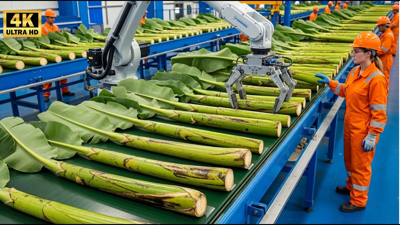 Inside the 100,000 LB Banana Plant – The HYPNOTIC Spinning of Modern Luxury Fabric Production