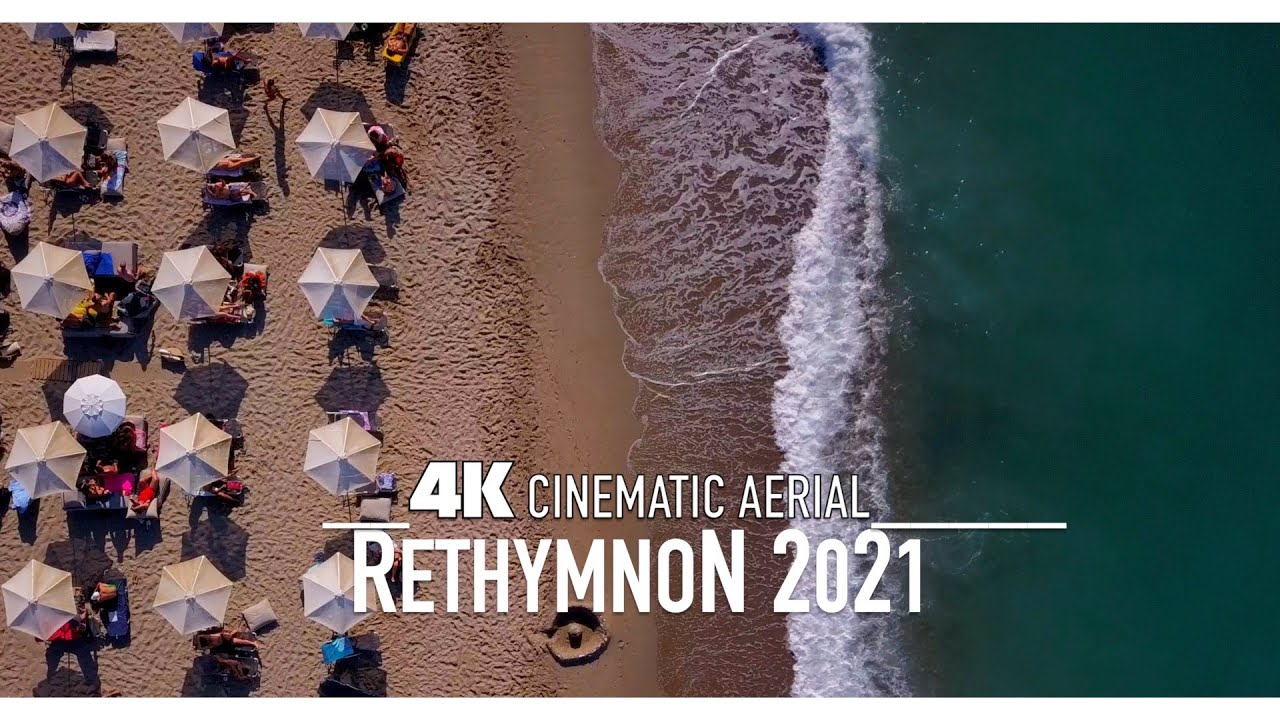 RETHYMNON Drone Aerial 4K 🇬🇷 Ρέθυμνο Cinematic Aerial CRETE GREECE