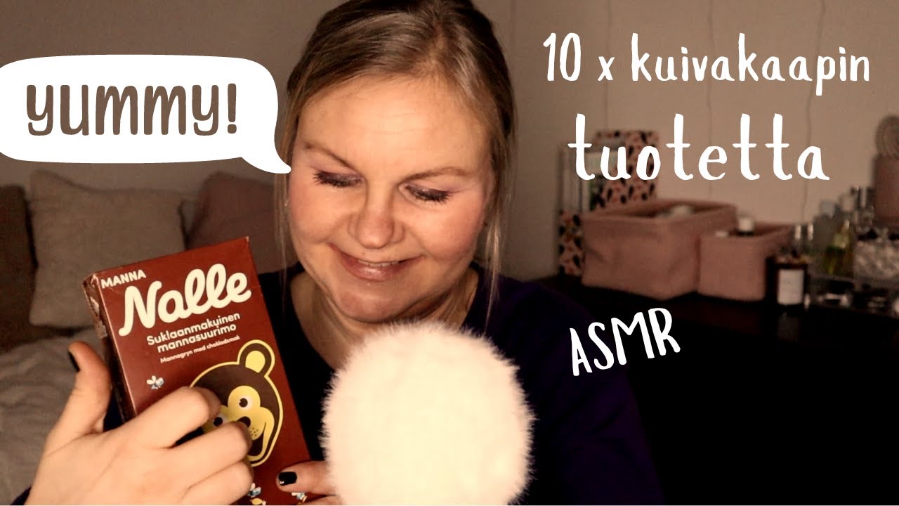 ASMR SUOMI - 10 kuivakaapin tuotetta, joita meillä on aina kotona