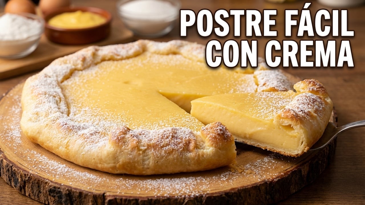 Hojaldre con Crema Pastelera: El Postre Más Simple y Delicioso