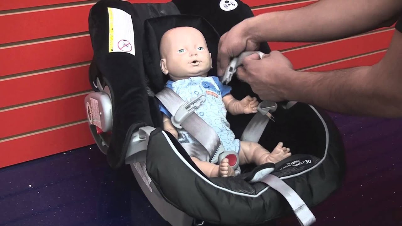 Graco SnugRide 30: правильный способ посадки ребёнка в автокресло