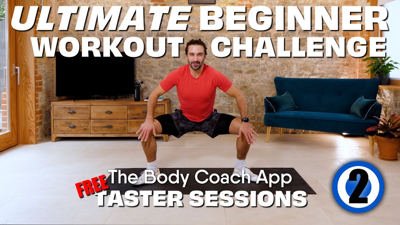 Workout 2 | 15 Minute ULTIMATE BEGINNER Home Workout| The Body Coach App Taster Sessions