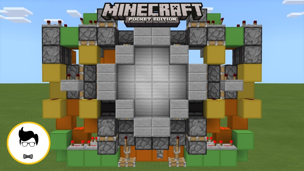 Minecraft PE TINY CIRCULAR PISTON DOOR (PE/Xbox/Windows10/Switch)