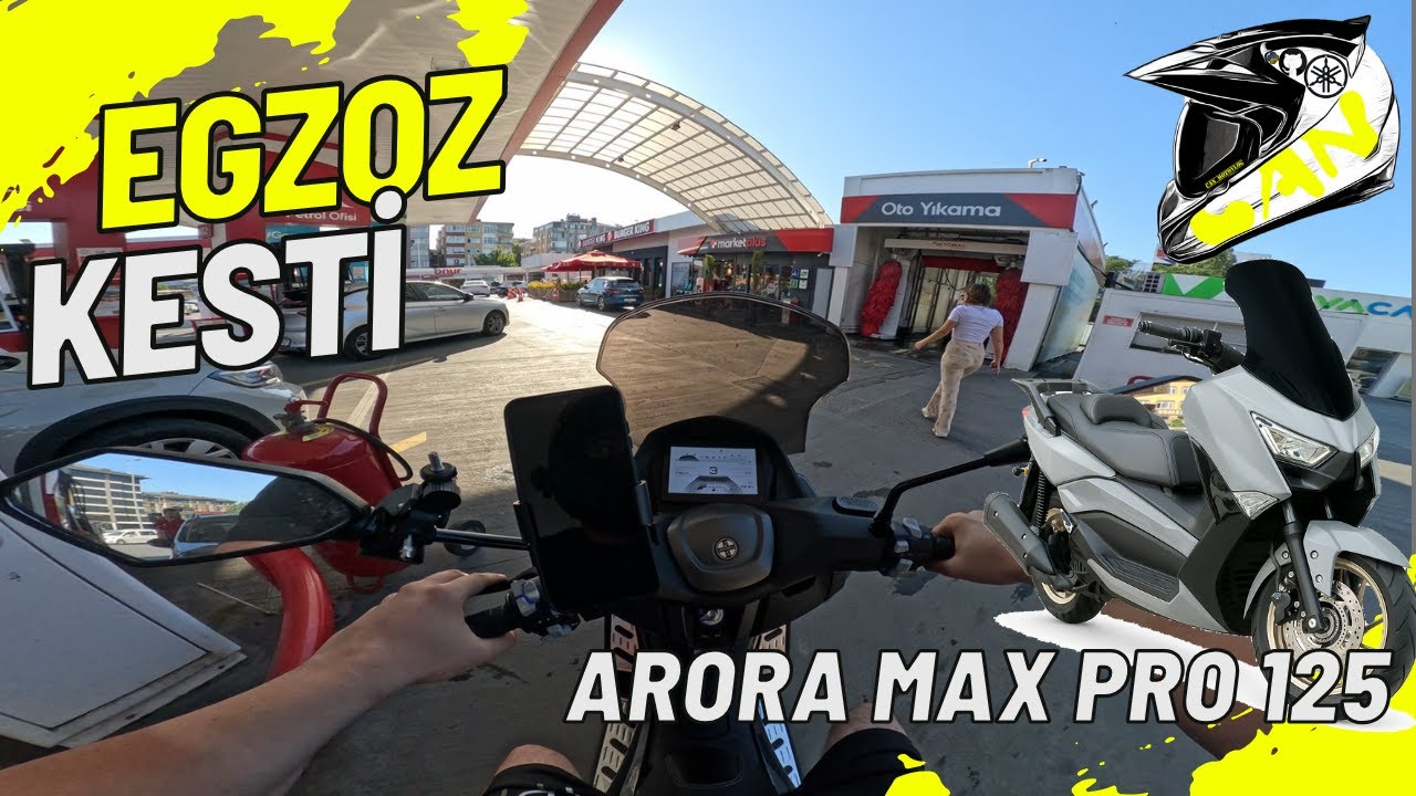 Arora Max Pro 125 | Sürüş Esnasında Egzoz Koptu 😱