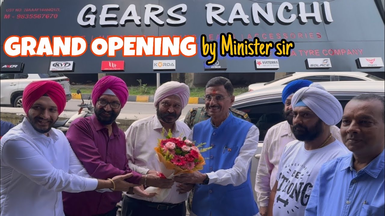 GRAND OPENING OF THE BIGGEST RIDING GEARS SHOWROOM  IN JH01 | Ranchi | Jharkhand | @avishekxess❤️‍🔥