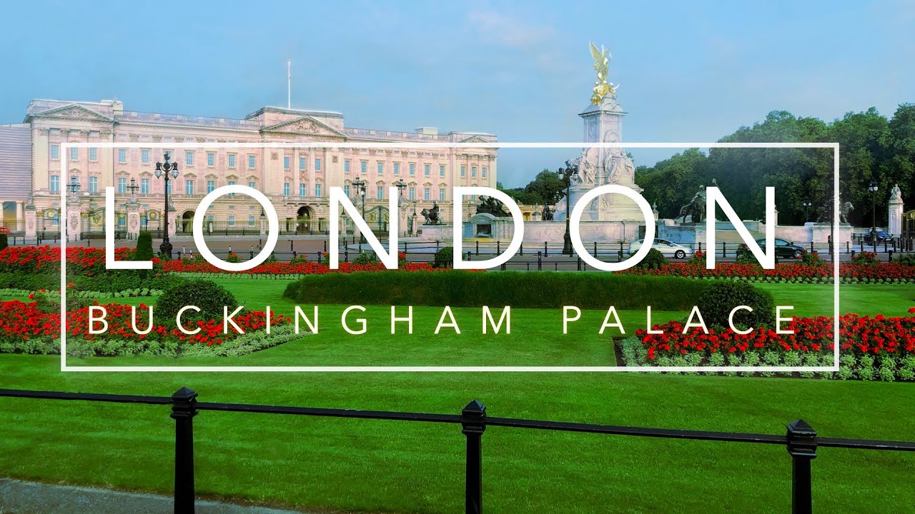 LONDON Virtual Run | Virtual Running Videos For Treadmill 4K | Buckingham Palace | virtual run 4K