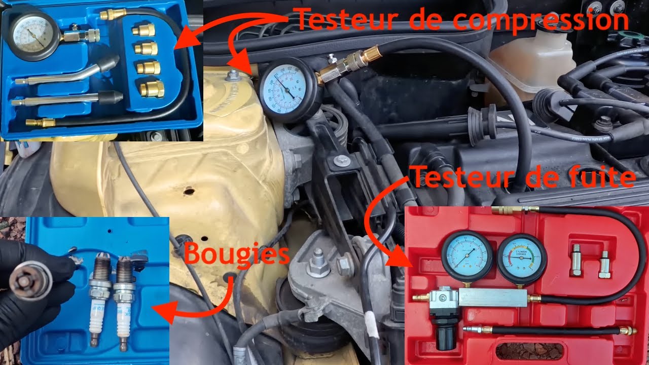 Comment va le moteur ? Pas top ! Tests compression & fuite