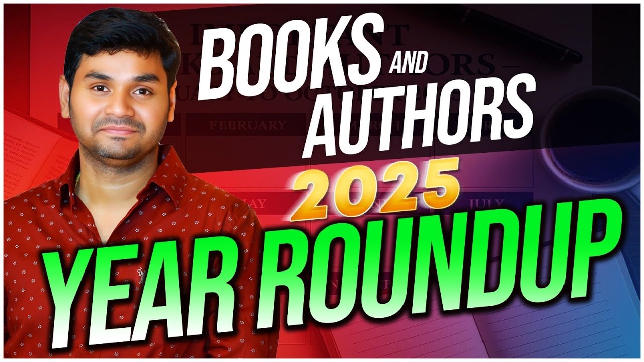 Year Roundup 2025 BOOKS AND AUTHORS | PRAVEEN SIR