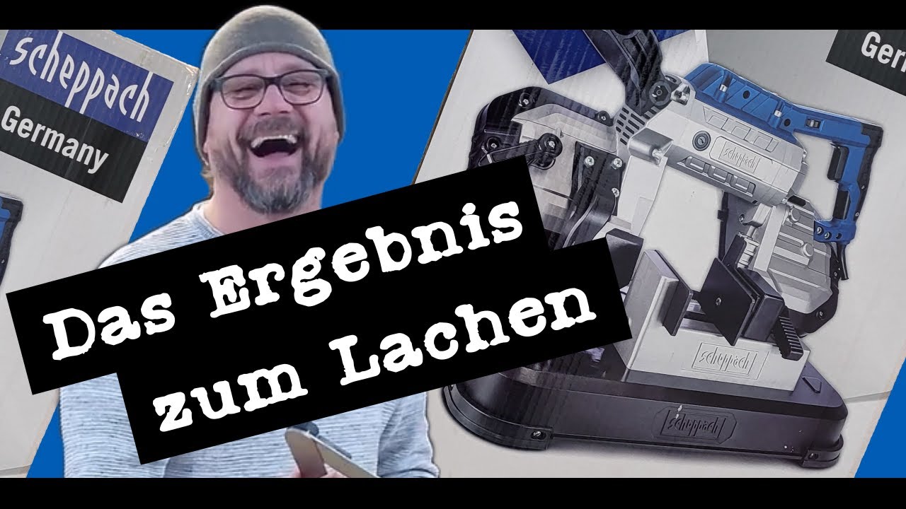 Scheppach Metallbandsäge MBS 1200. Ganz ehrlich, diese Säge ist...  Werkzeugtest | Stefan Ratajski