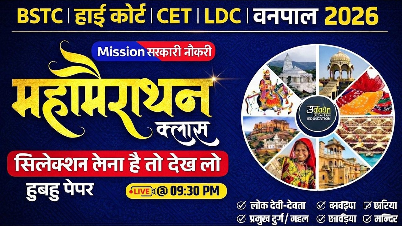 इतिहास, भूगोल और कला संस्कृति || Rajasthan History, Geography & Art Culture ||  || Gk Nitesh Sir