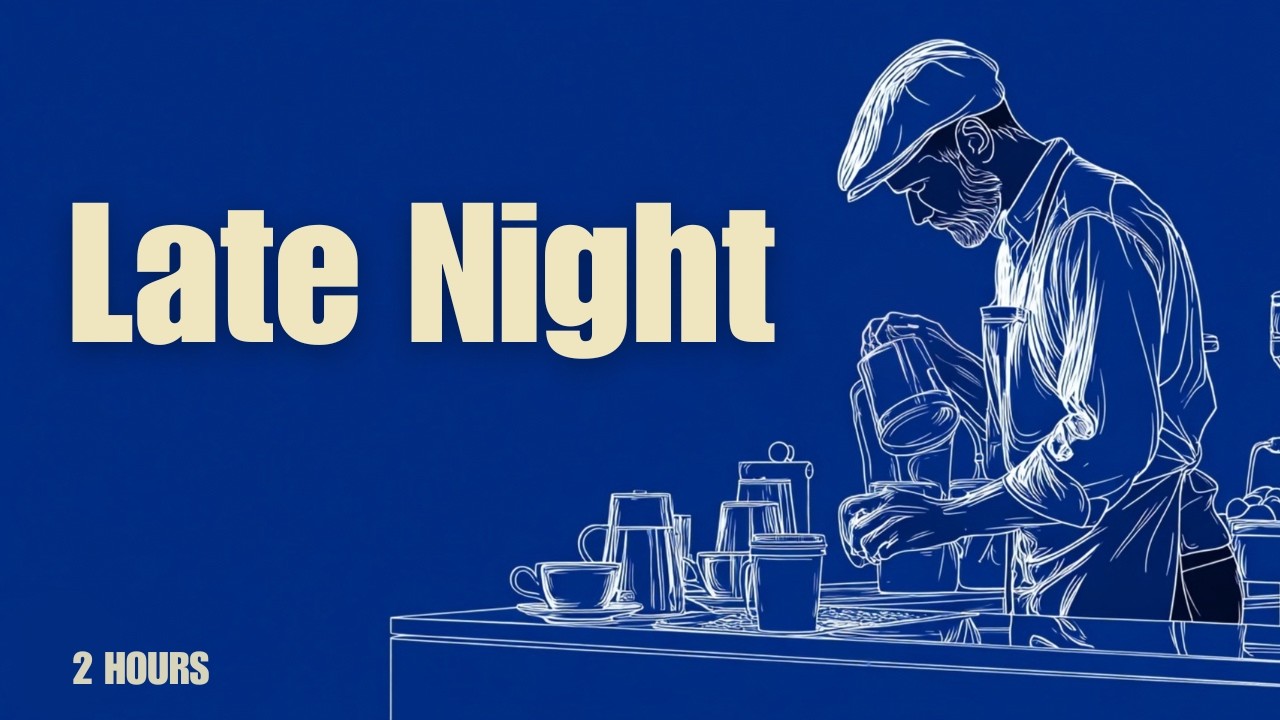 Late Night Cafe Jazz ☕ Cozy Study & Work Music | 2 Hours