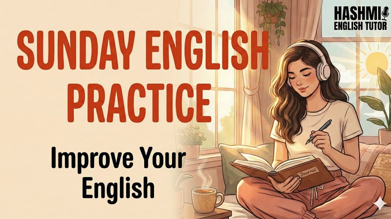 Sunday English Conversation | Easy Daily Life English | Spoken English Practice