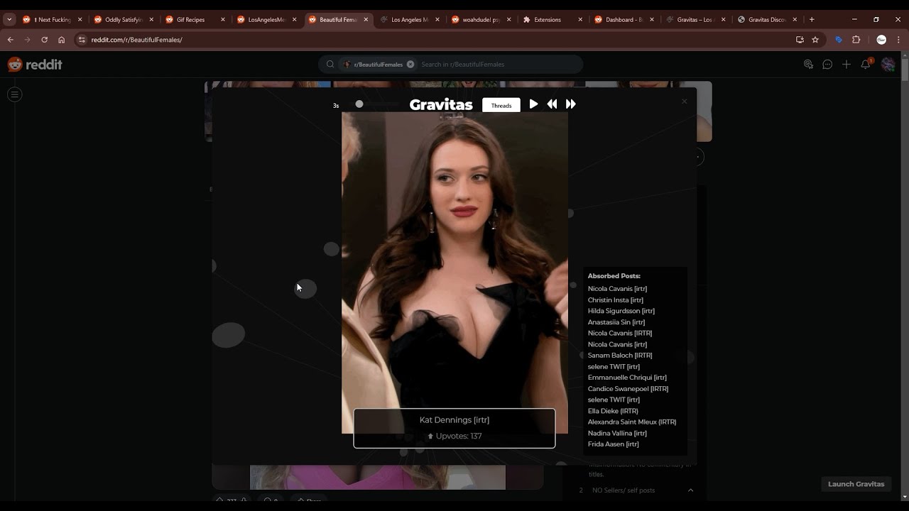 Reddit Player App: Gravitas Threads Chrome Extension