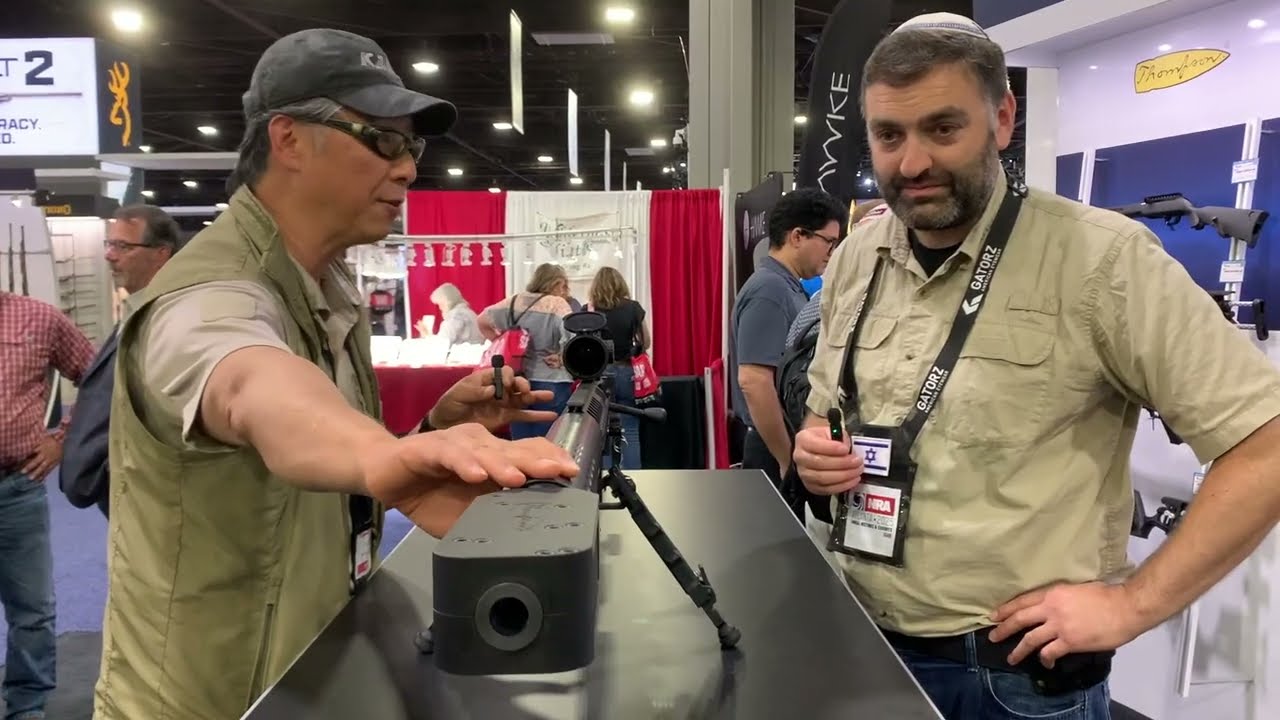 Kahr Arms Integrally Suppressed .50 BMG Sniper Rifle at NRA 2025.