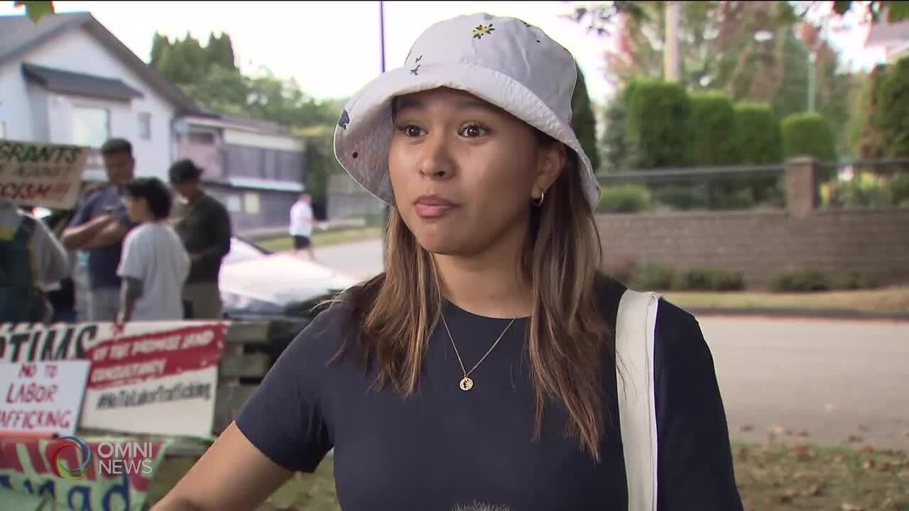 Protesta ng Migrante BC at ilang nagrereklamo sa immigration agency sa Vancouver | OMNI Filipino