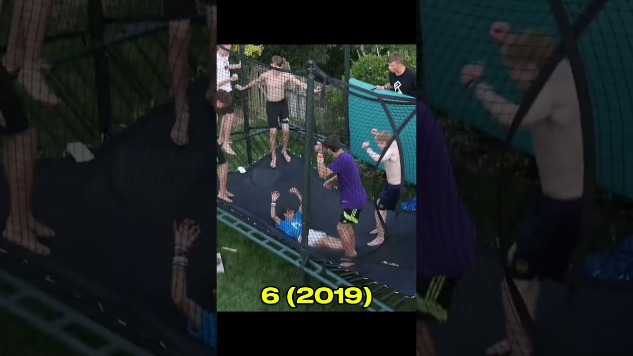 8 Years of flips in 50 seconds… 😂 7 is literally only possible on the Acon X trampoline