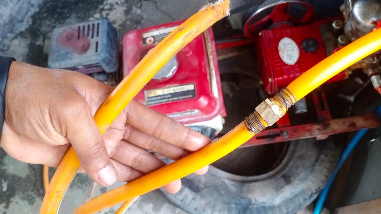 Di jamin kuat anti jebol ‼️cara sambung selang sanchin / selang kompresor ‼️#cucimotor #motorwash