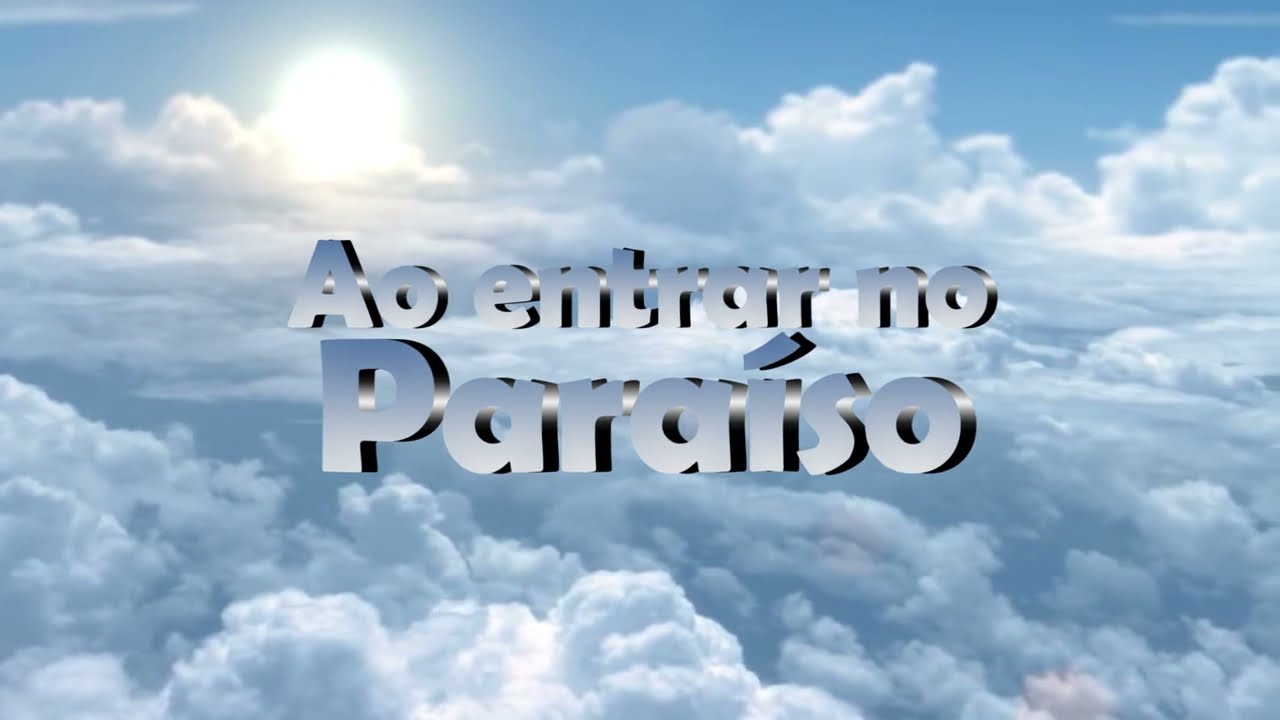 AO ENTRAR NO PARAÍSO Júnior Playback Legendado