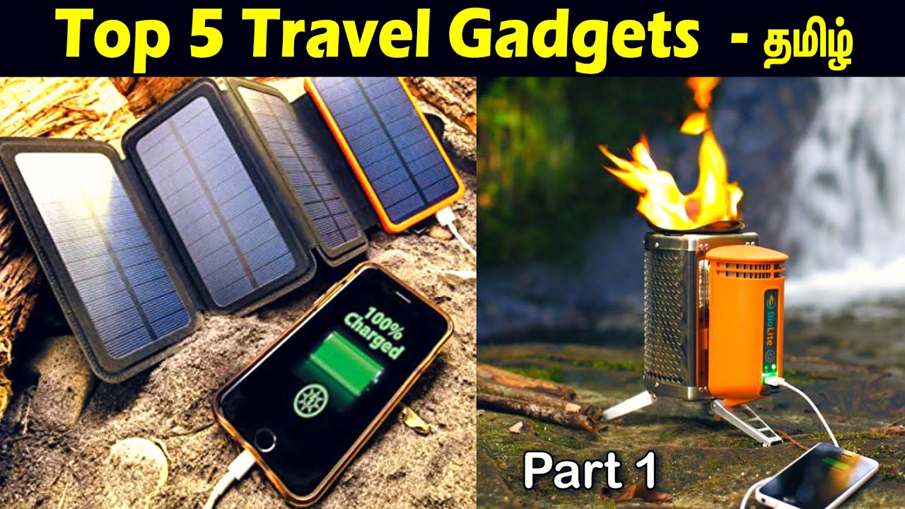 Top 5 Travel Gadgets - You Should Have | Tech explore #6 [ Part 1 ] - Tamil