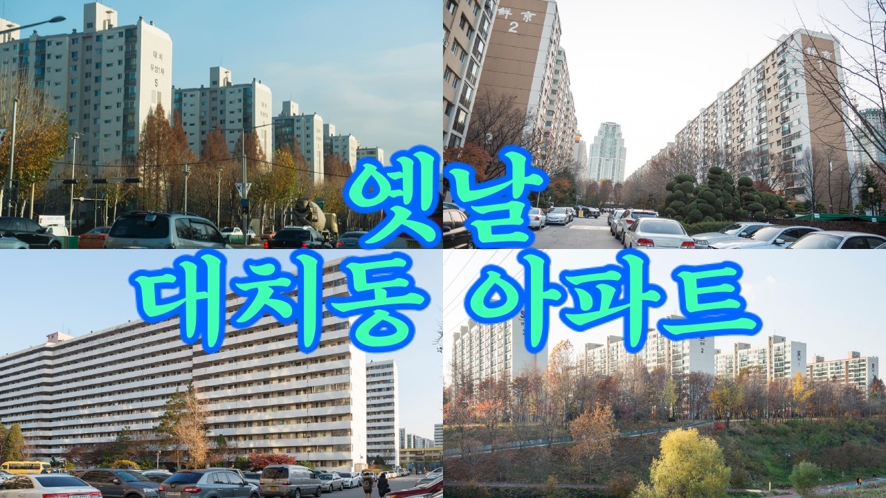 2014년 서울 강남 대치동 아파트 🏢 (미도, 선경, 쌍용, 우성, 은마 아파트 단지)