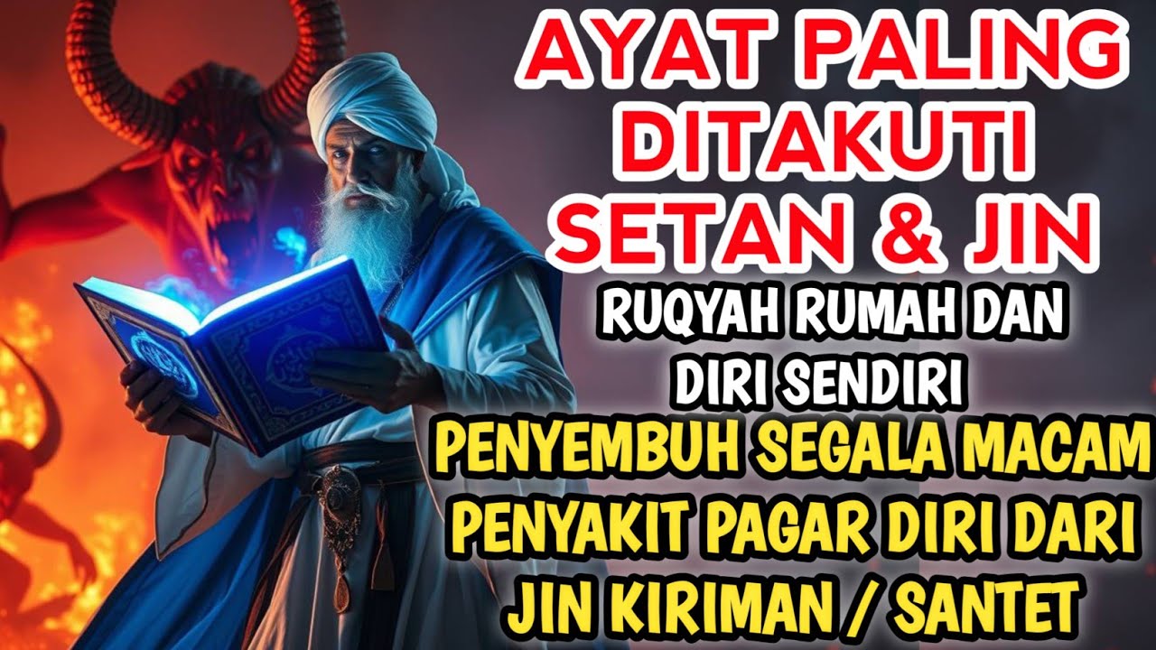 RUQYAH RUMAH PENGUSIR JIN, SETAN & SIHIR DI RUMAH & TUBUH, PENENANG HATI & PIKIRAN | ALAA AQEL