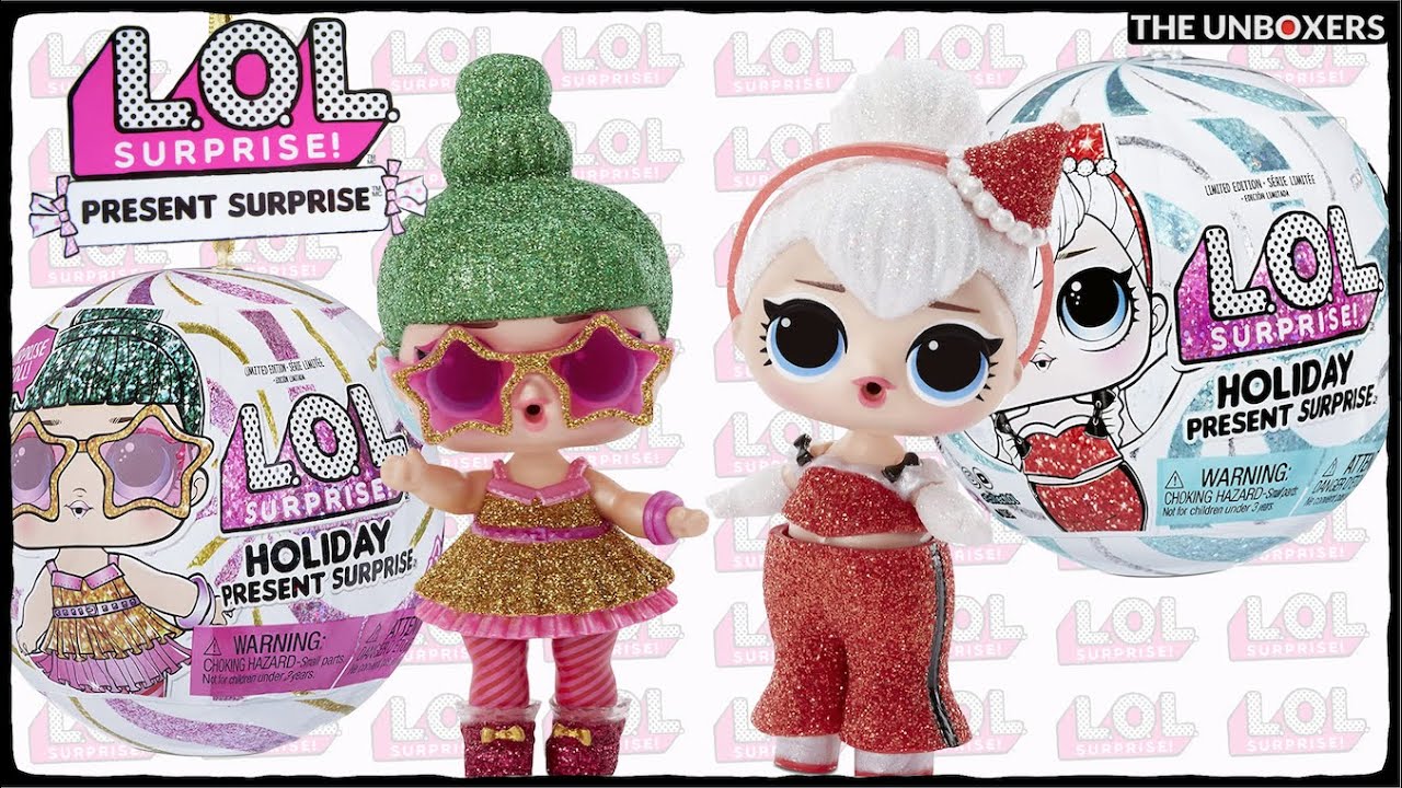 LOL Surprise Holiday Present Surprise LIMITED EDITION Dolls  Series 2