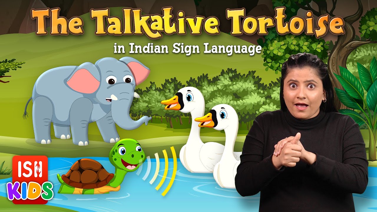 The Talkative Tortoise in ISL | ISH Kids