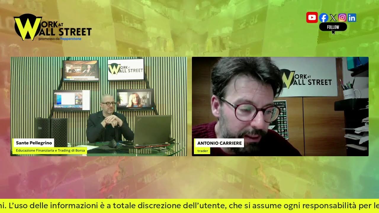 🚀 Wall Street LIVE | Sante Pellegrino & Antonio Carriere