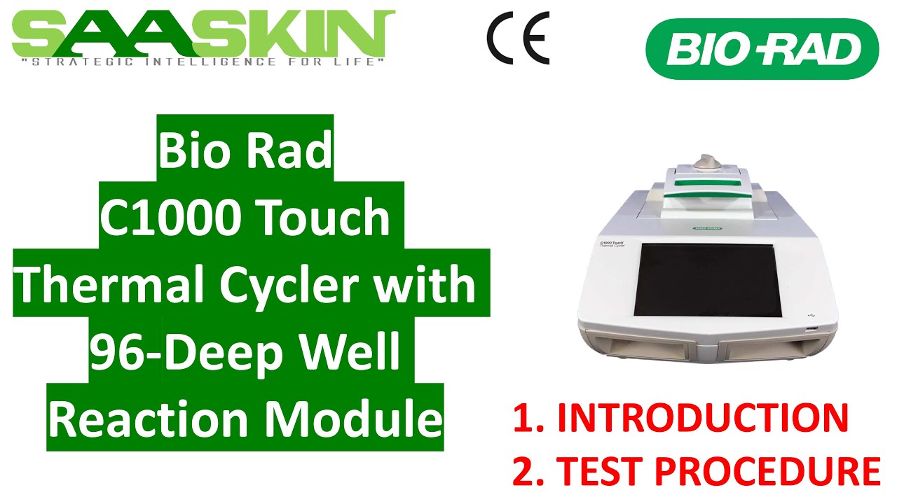 BioRad C1000 Touch Thermal Cycler with 96-Deep Well Reaction Module | Catalog No - 