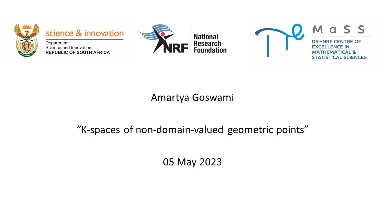 Amartya Goswami - K-spaces of non-domain-valued geometric points
