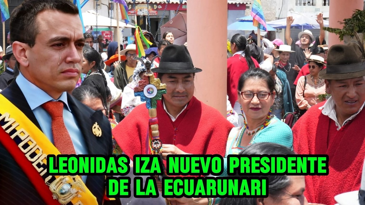 Leonidas Iza asume la presidencia de la ECUARUNARI para el período 2026-2029