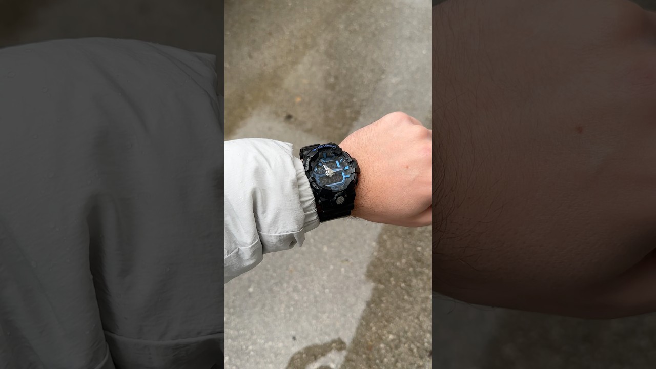 G-Shock GA710 wrist roll