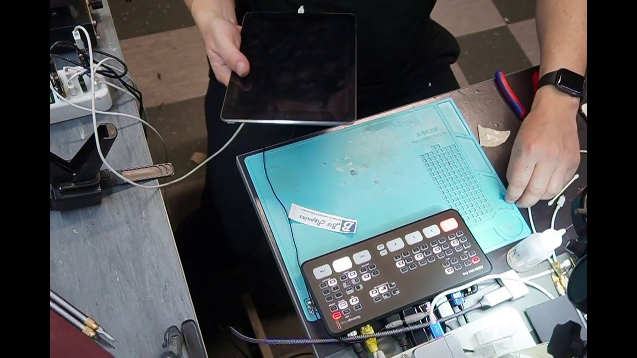 iPad Air Charge Port REPAIR Live UK - Microsoldering Bit Repairs