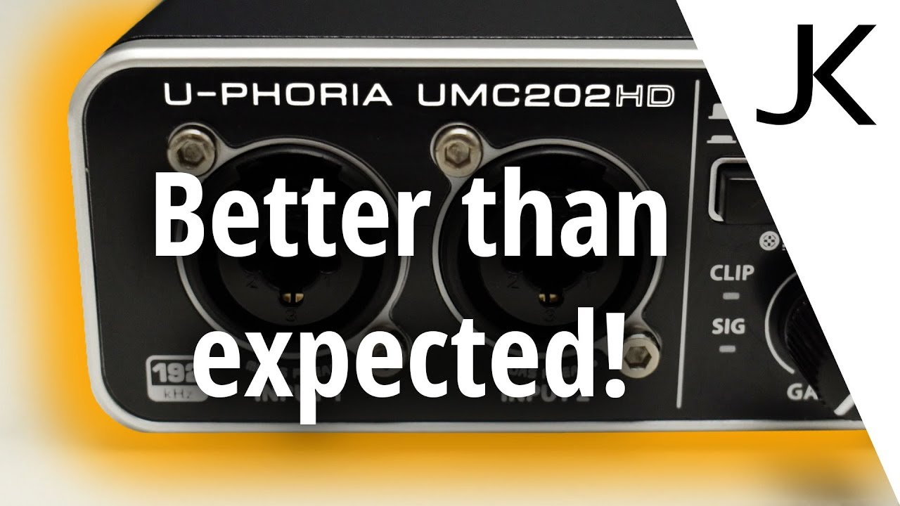 Обзор Behringer UMC202HD (с измерением шума)