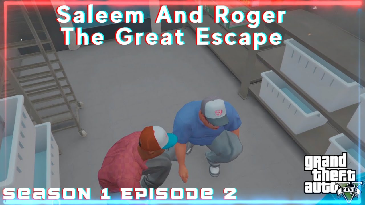 SALEEM AND ROGER TAKE OVER ATM RP PART 1: THE GREAT ESCAPE