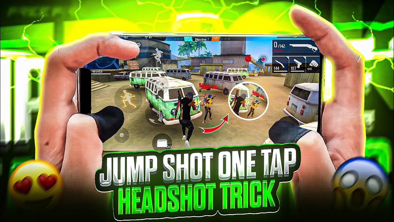 Jump Shot One Tap Headshot Trick That Will Make You Unstoppable! 😱🔥”| jump shot trick for 