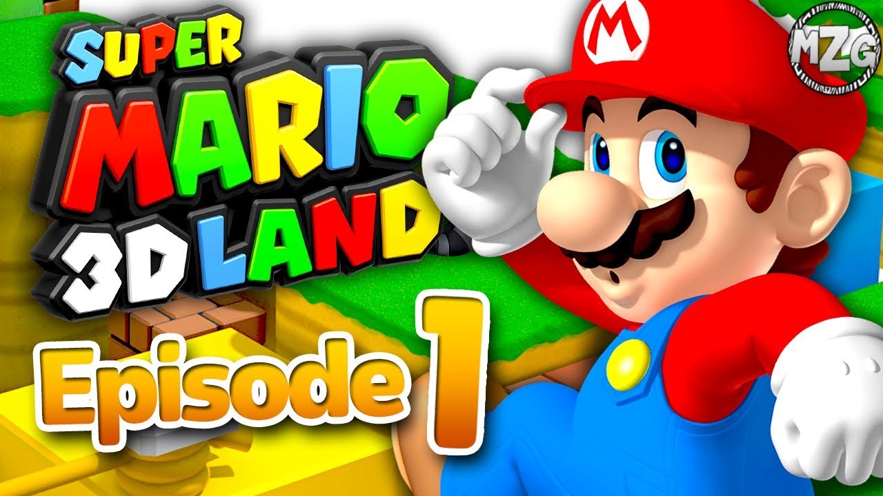 Super Mario 3D Land Gameplay Walkthrough - Episode 1 - World 1 100%! Tanooki Suit!