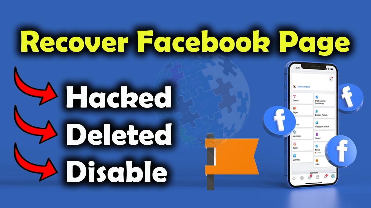 Recover Facebook page | how to recover Facebook page | Facebook page recover kaise kare