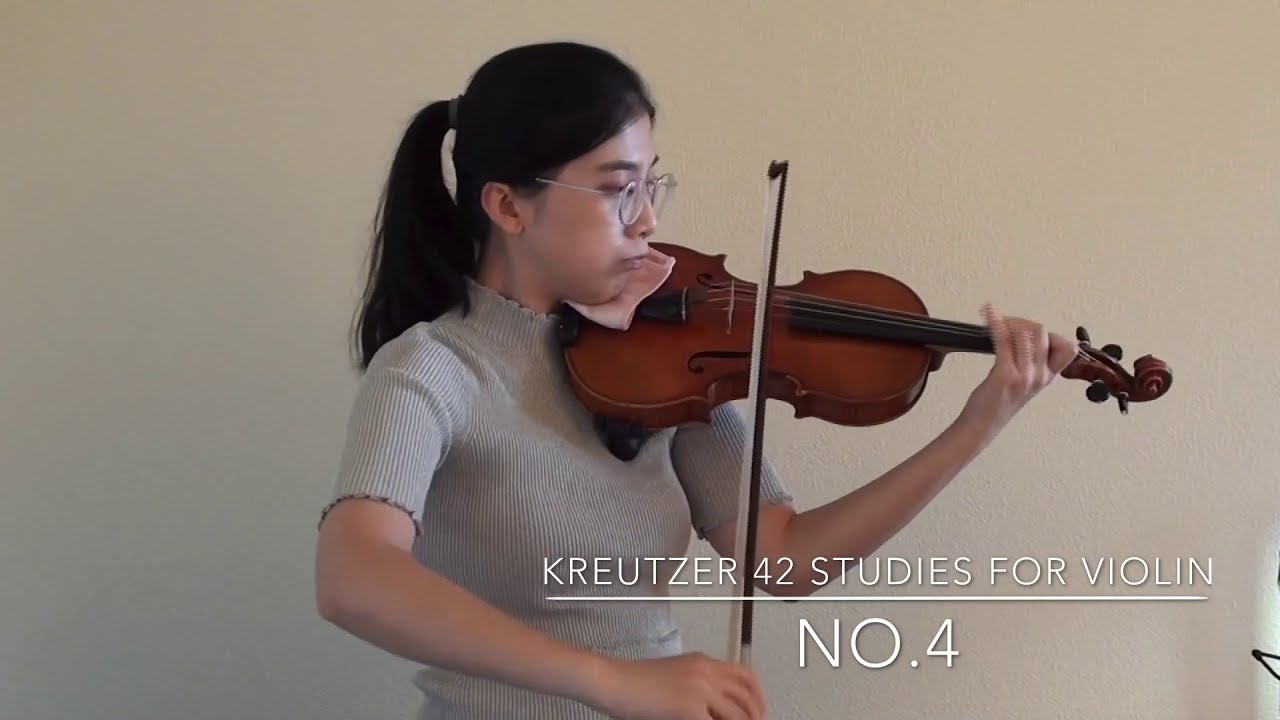Kreutzer 42 Studies(Etudes) For Violin【No.4】克莱采尔42首小提琴练习曲【第4课】