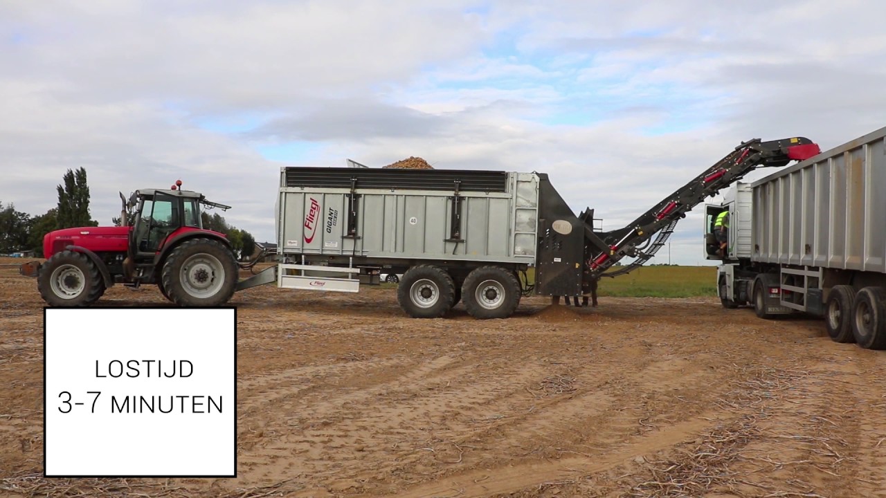 Fliegl Pom-Over Plus | Aardappel overlaadwagen | Victor Video
