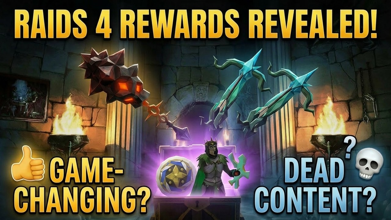 Jagex Reveals Raids 4 Rewards for OSRS & Players Have Mixed Feelings