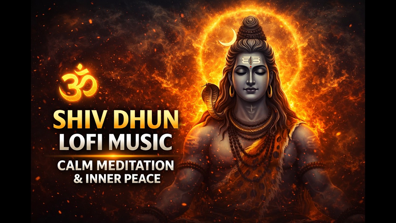 Calm Shiv Dhun Lofi Music | Peaceful Shiva Meditation & Stress Relief #relief #meditationmusic #shiv