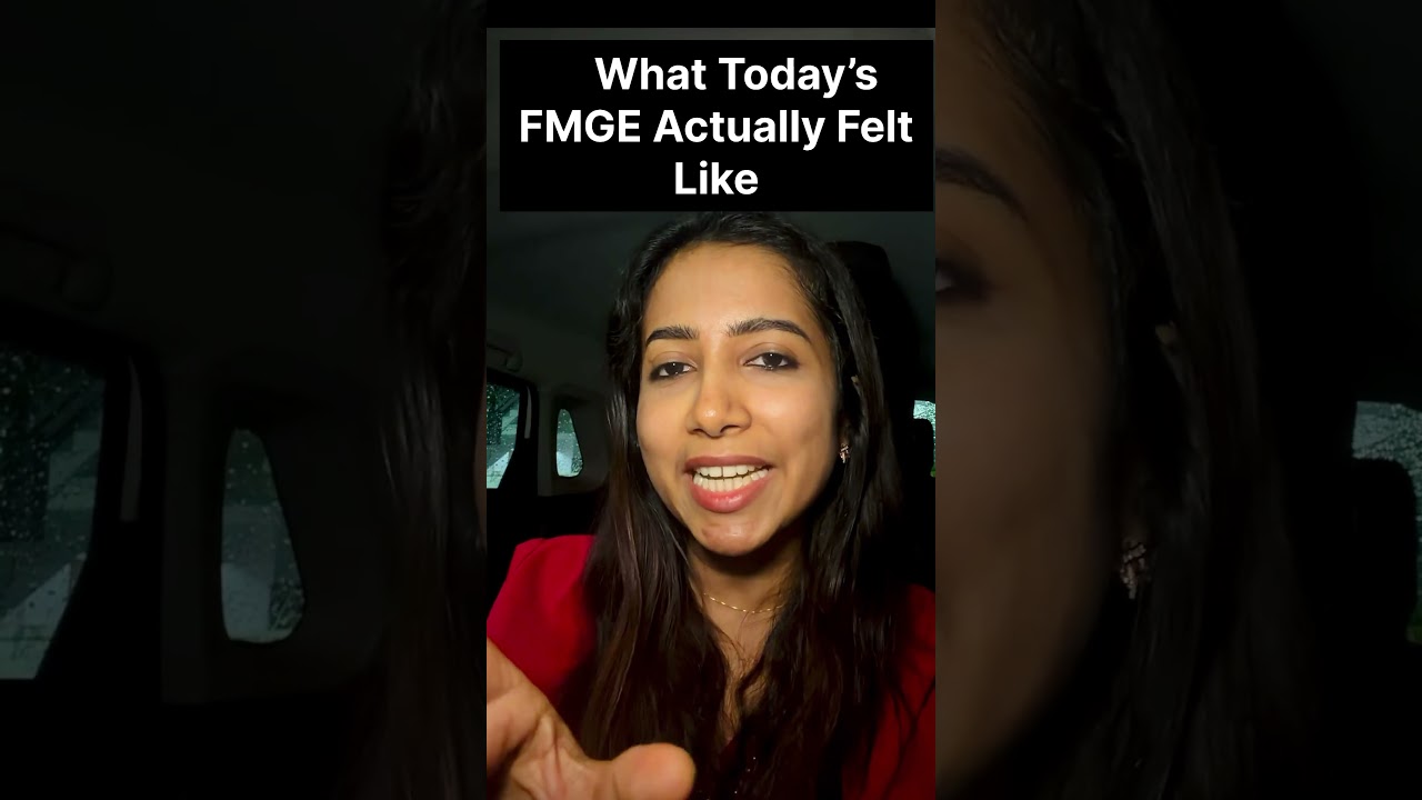 FMGE June 2026: Insights & Lessons #fmge #fmge2026