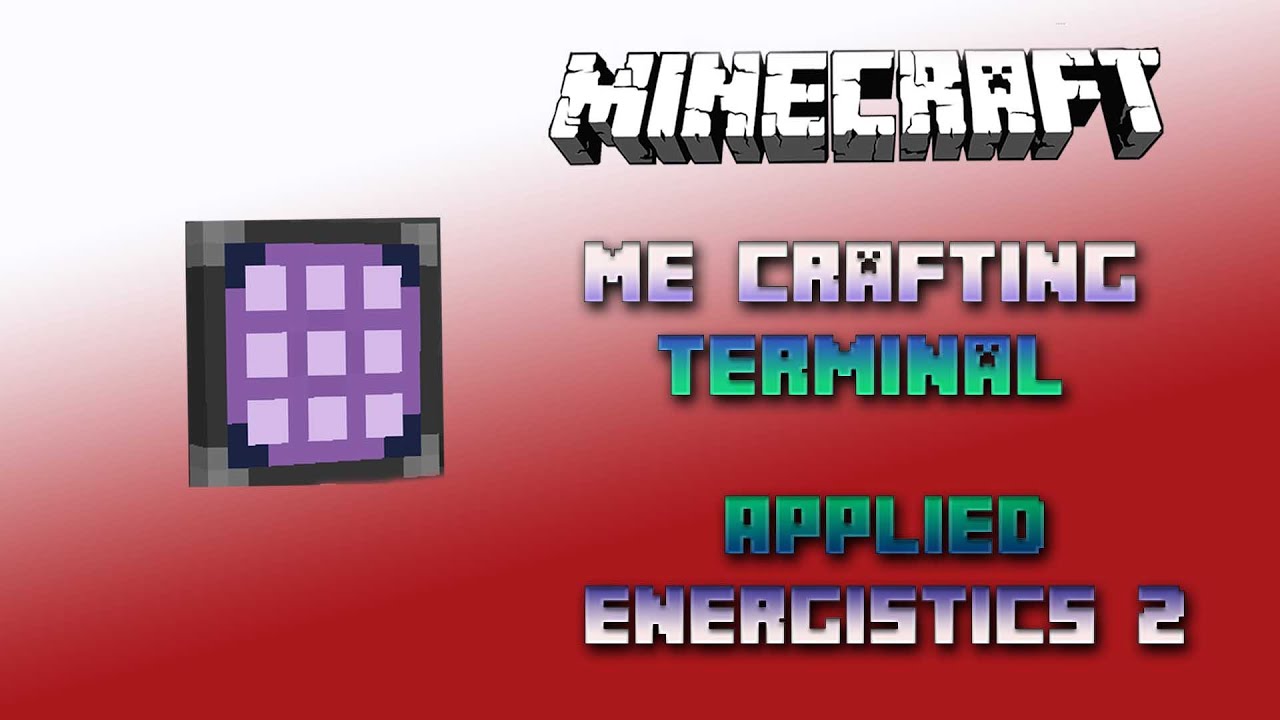 Crafting Terminal 📀 Minecraft Applied Energistics Tutorial 📀 English 📀 #Minecraft