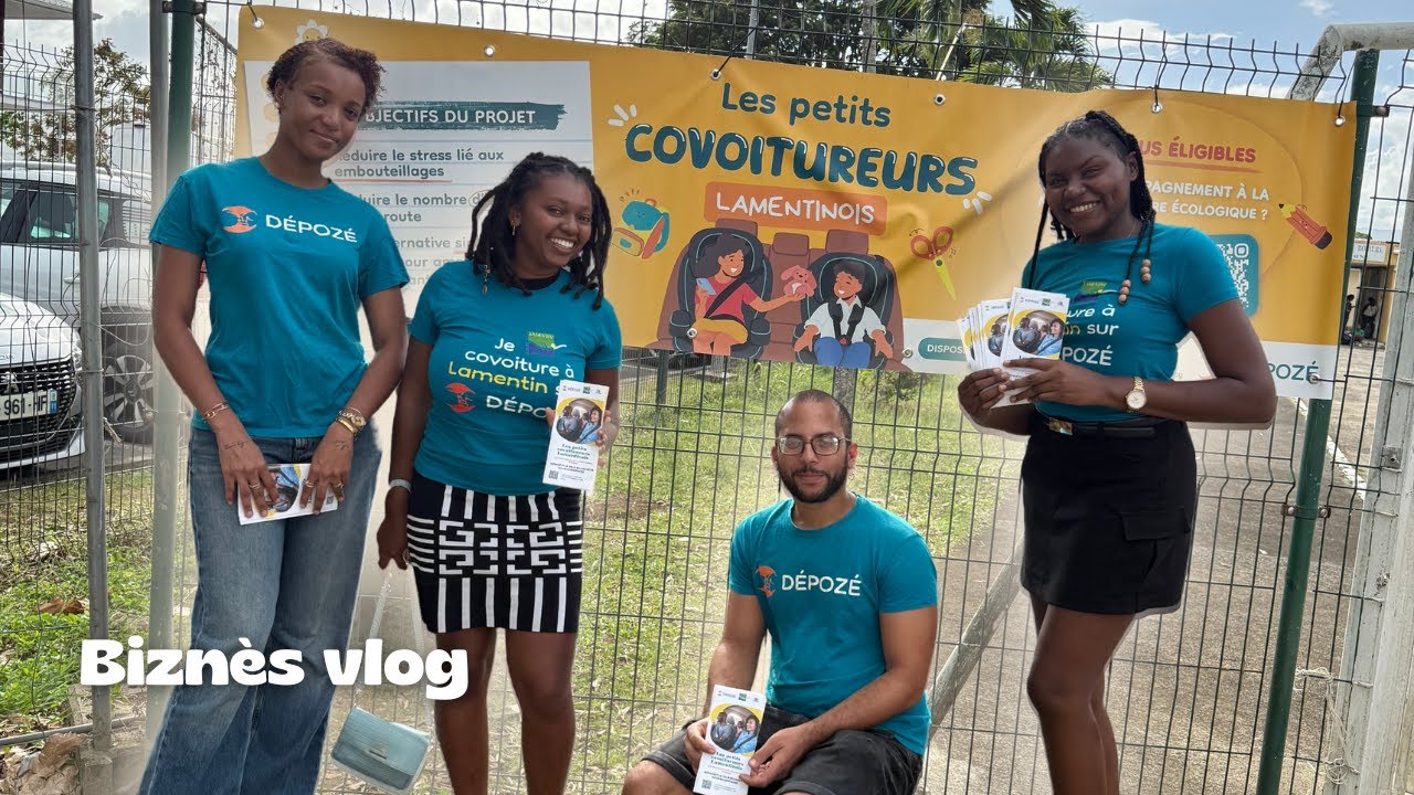 Dans la peau de jeunes entrepreneurs en Guadeloupe | BIZNÈS VLOG DÉPOZÉ