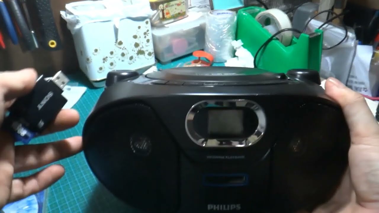 230201 [Function and status check] PHILIPS CD Sound-machine AZ385/12