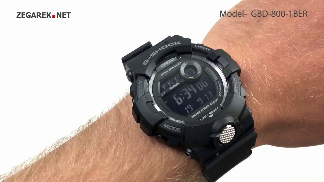 Casio G-SHOCK Original GBD-800-1BER G-SQUAD - Zegarek.net