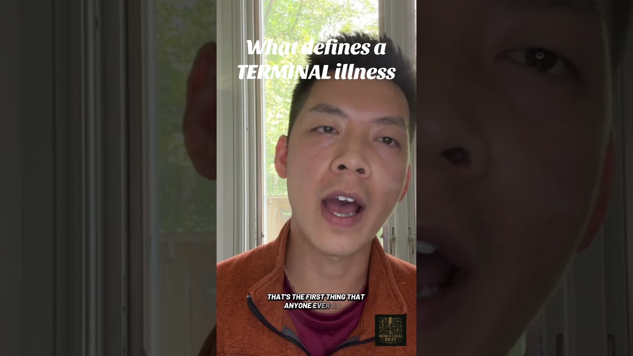 Defining terminal illnesses is not easy, multiple criteria and components to consider #podcast