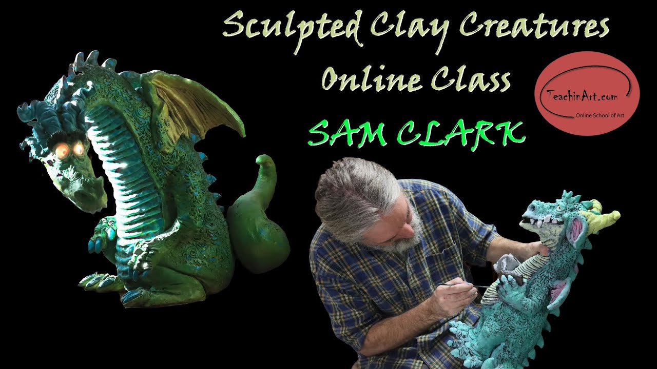 Sculpting clay dragons with Sam Clark | TeachinArt