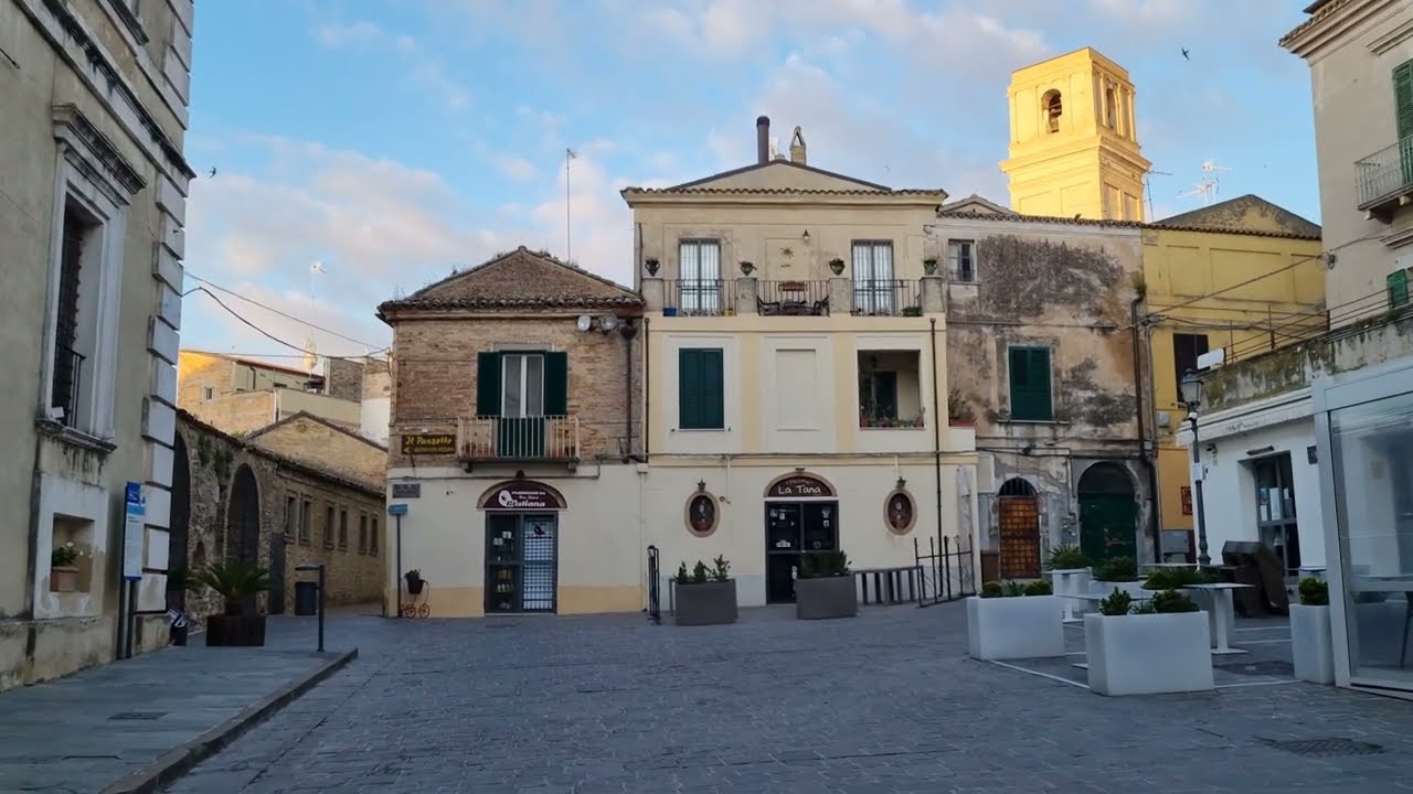 Vasto, Abruzzo Italy walk around town! no commentary Virtual Walking Tour